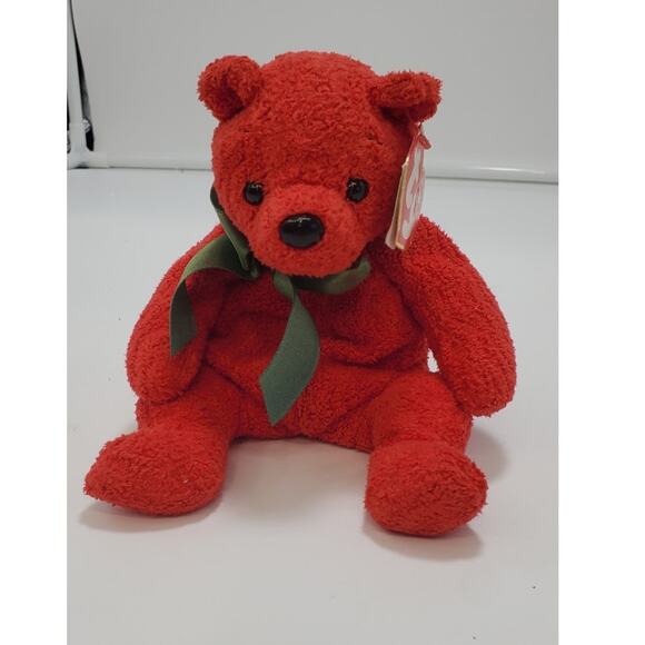 TY Beanie Baby “Mistletoe” the Holiday Bear Vintage, Retired, PRE-OWNED - Picture 1 of 5